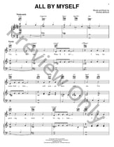 All by Myself piano sheet music cover